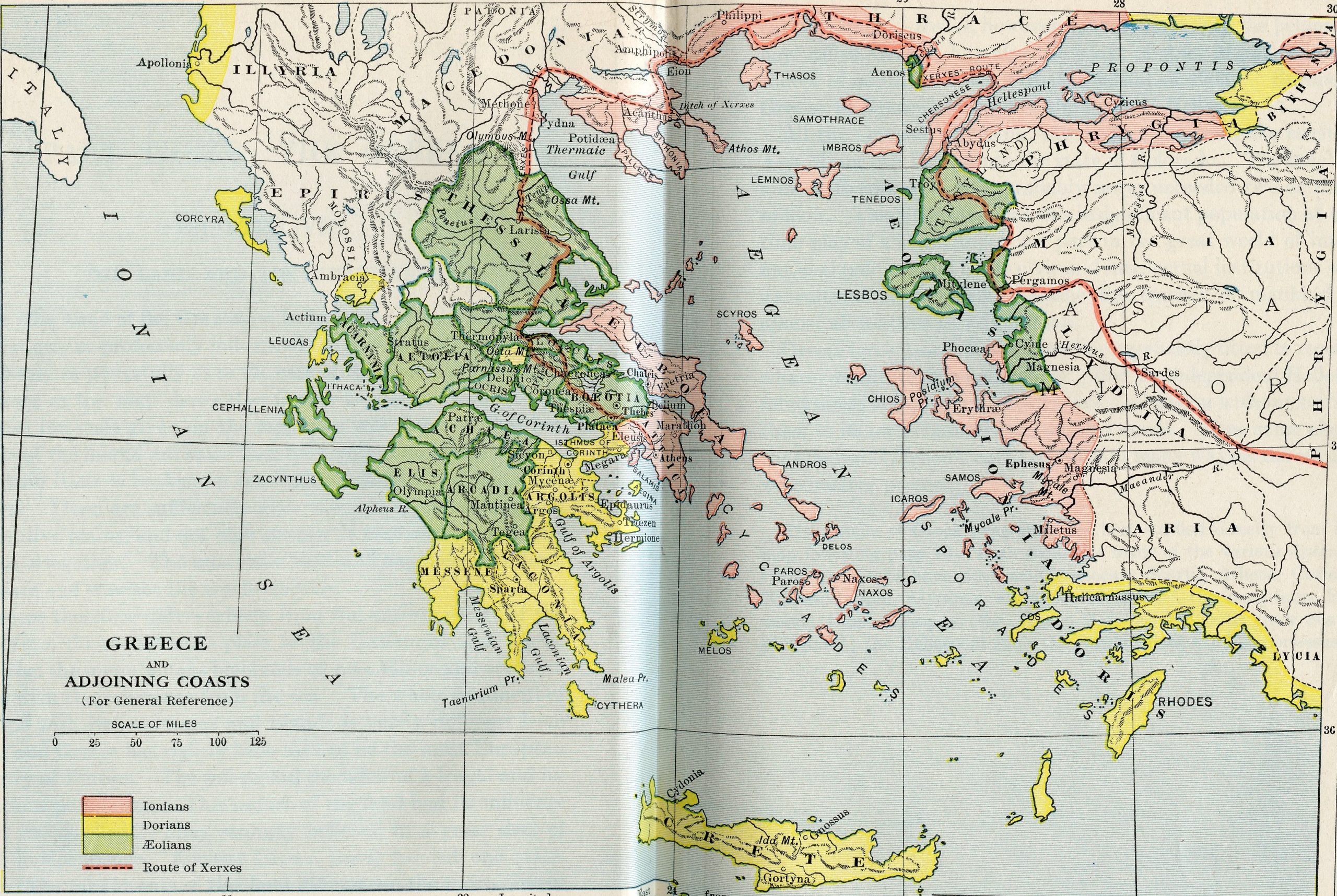 Greece and Adjoining Coasts