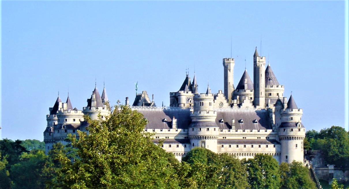THE CASTLE OF PIERREFONDS It was restored in the fourteenth century.