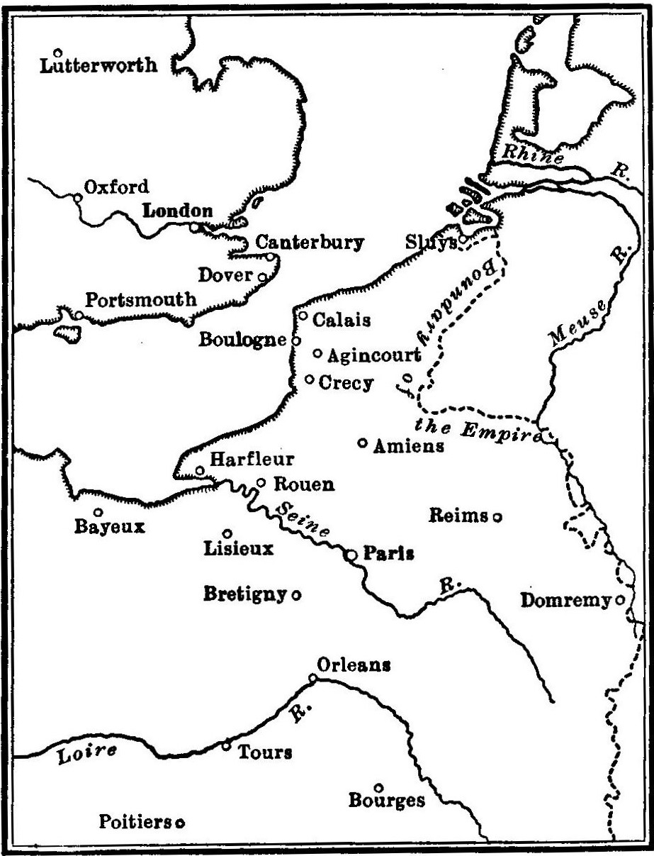 LOCALITIES OF THE HUNDRED YEARS’ WAR